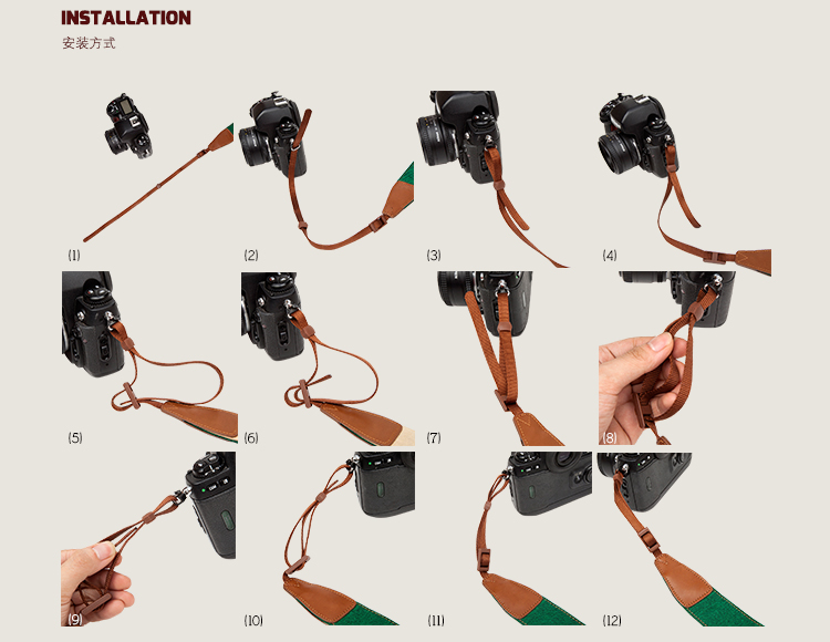 How to put on canon camera strap